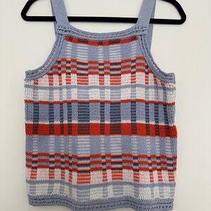 Banana Republic Sweater Tank - Blue and Orange